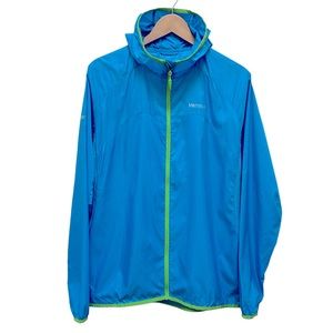 Marmot Windbreaker Zip up Jacket with Hood Size XL